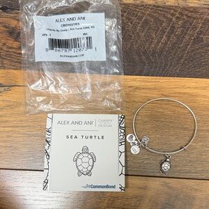 Alex and Ani Silver Sea Turtle Bracelet